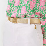 Skinny Leather Logo BeltHeartland Retail ItemsLILLY PULITZERThe Printed Peach Savannah