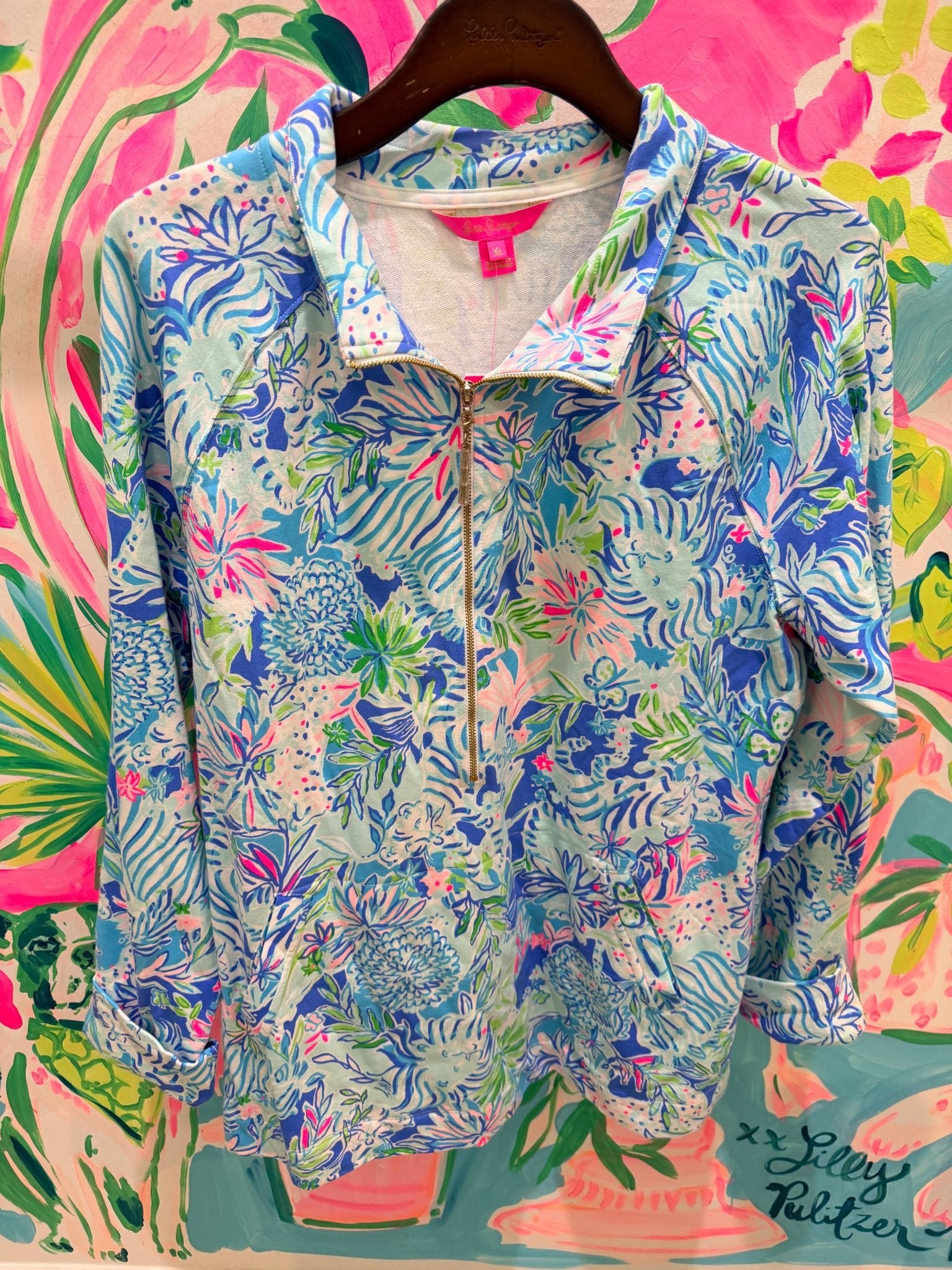 Skipper PopoverWomen - Loungewear - TopsLILLY PULITZERThe Printed Peach Savannah