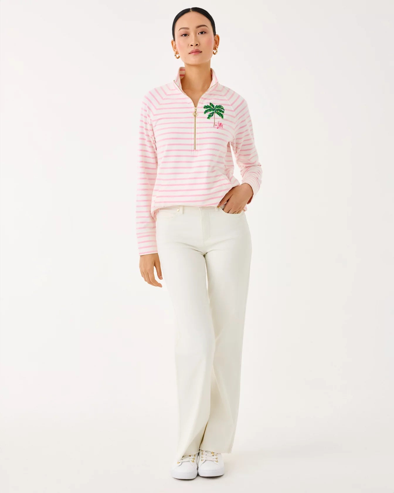 Skipper PopoverWomen - Loungewear - TopsLILLY PULITZERThe Printed Peach Savannah