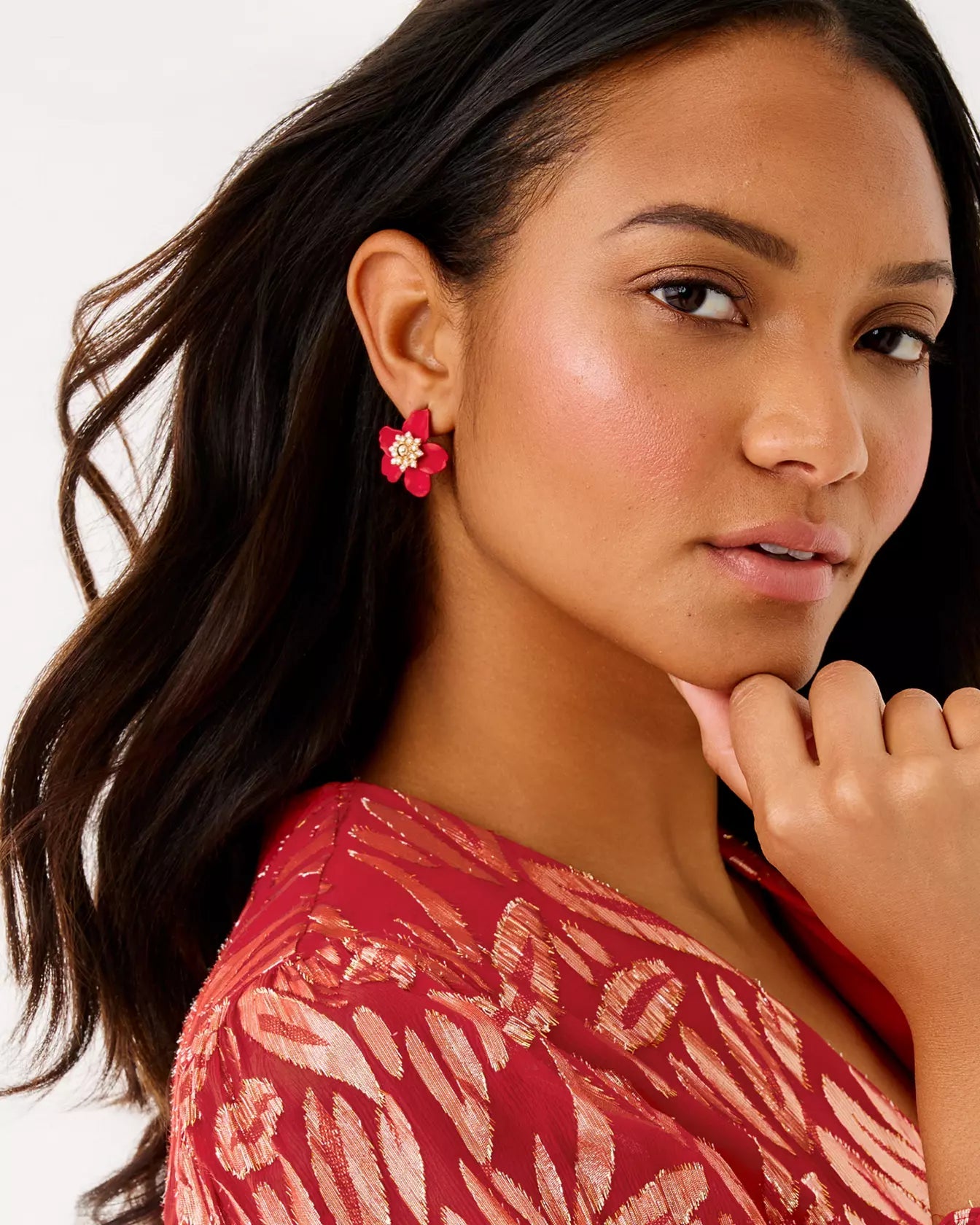 Small Orchid EarringsAccessories - Jewelry - EarringsLILLY PULITZERThe Printed Peach Savannah