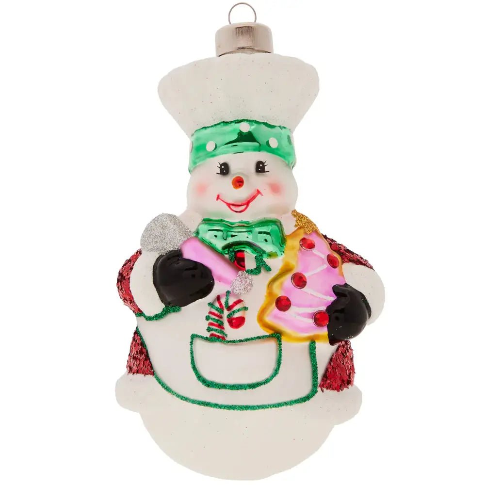 Snowman Baker OrnamentChristmasThe Printed Peach Savannah