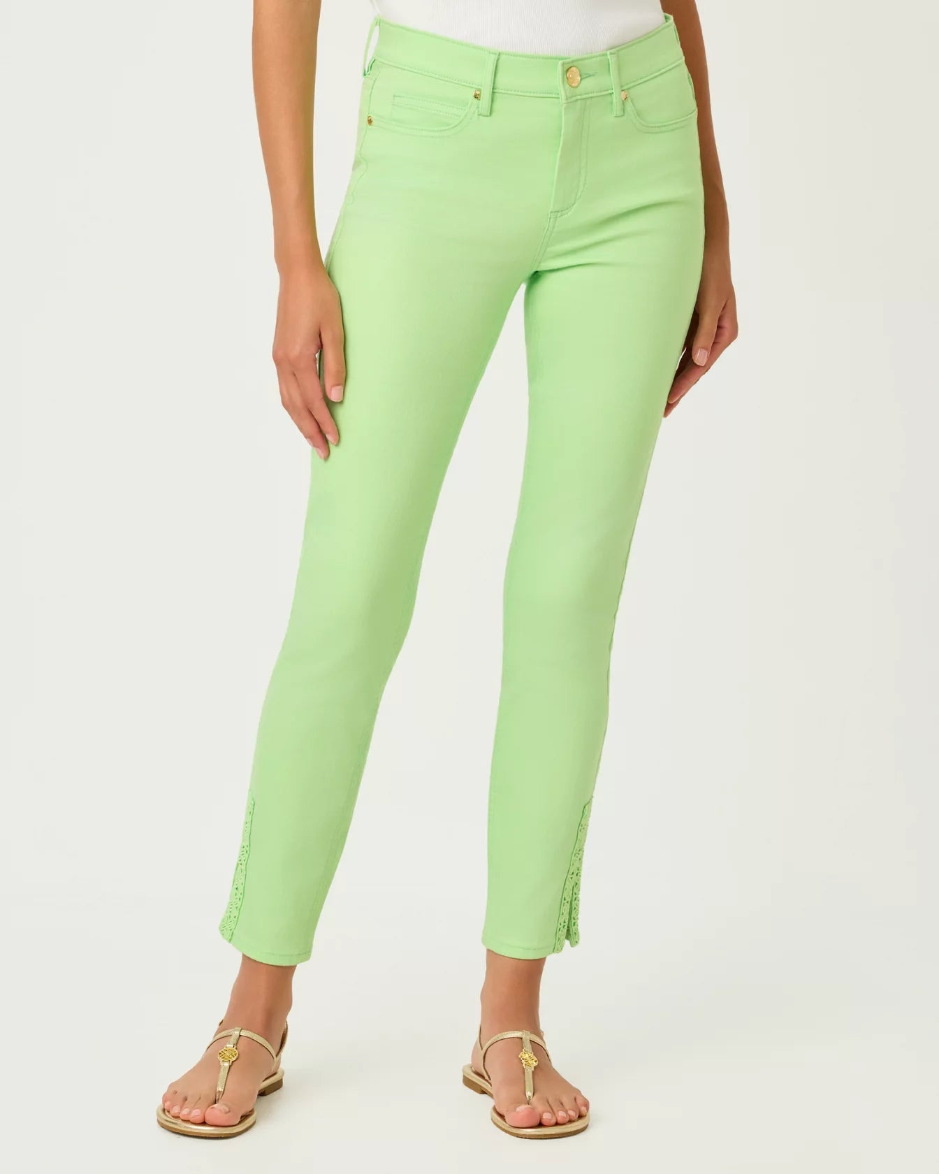 South Ocean High Rise SkinnyLILLY PULITZERThe Printed Peach Savannah