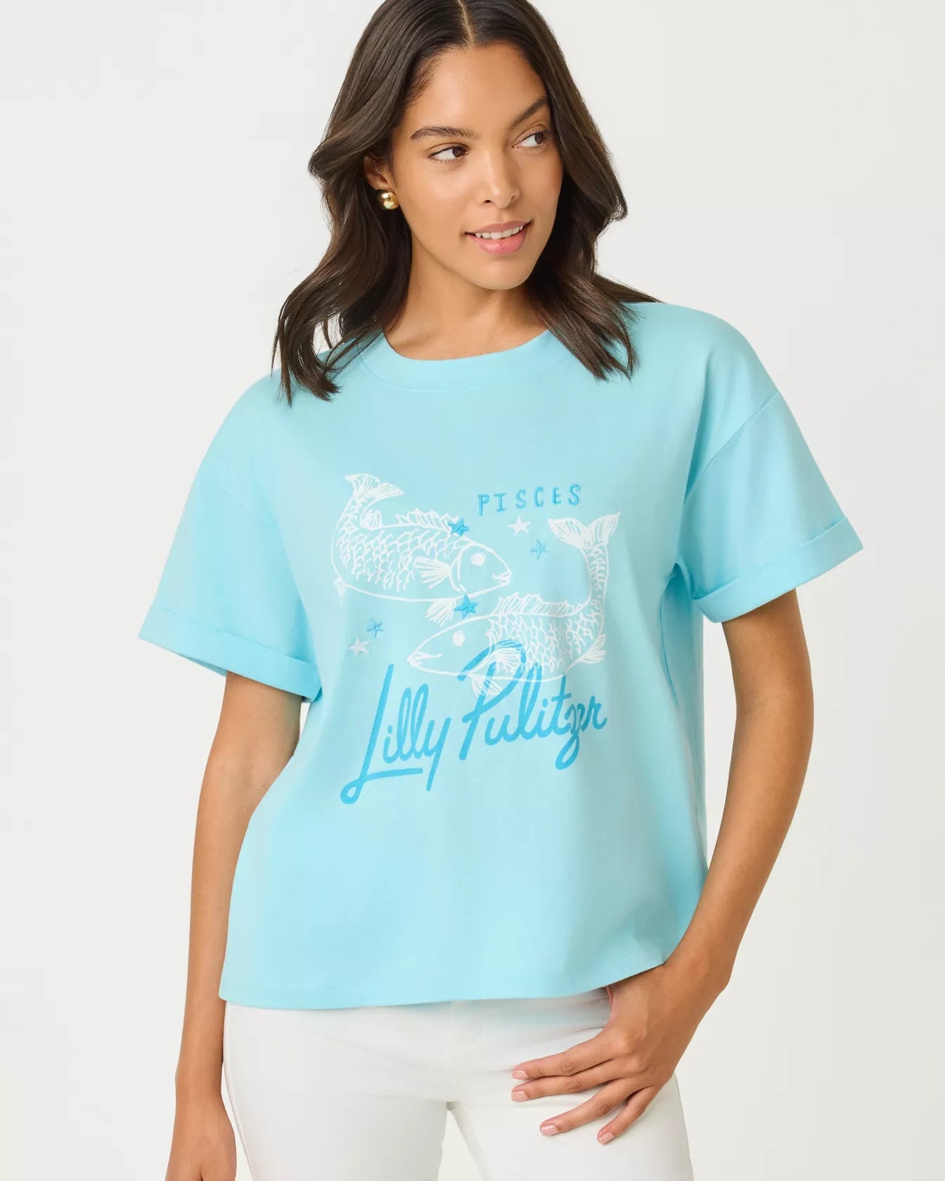 Stella Pisces Zodiac Knit TopWomen - Tops - TeesLILLY PULITZERThe Printed Peach Savannah