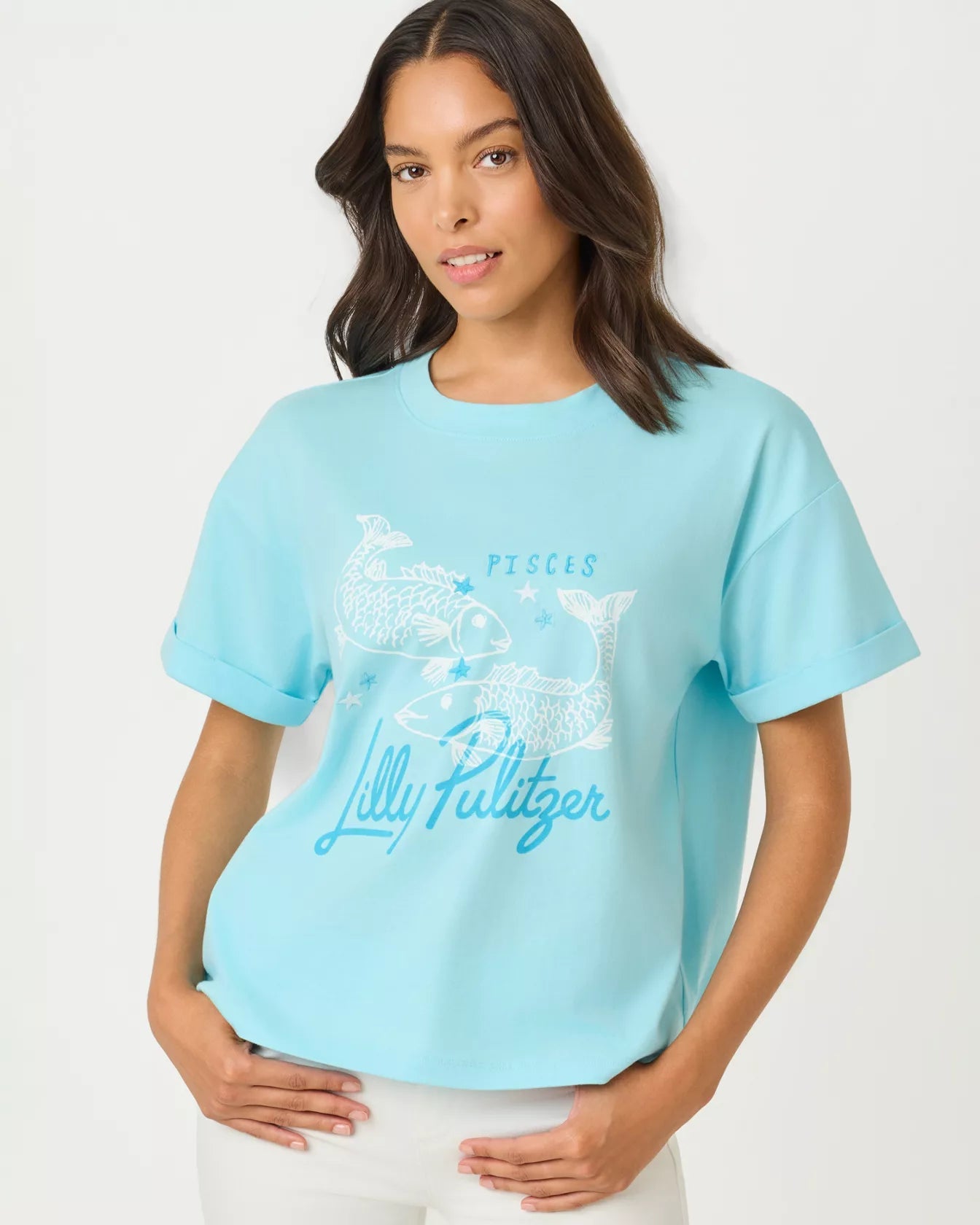 Stella Pisces Zodiac Knit TopWomen - Tops - TeesLILLY PULITZERThe Printed Peach Savannah