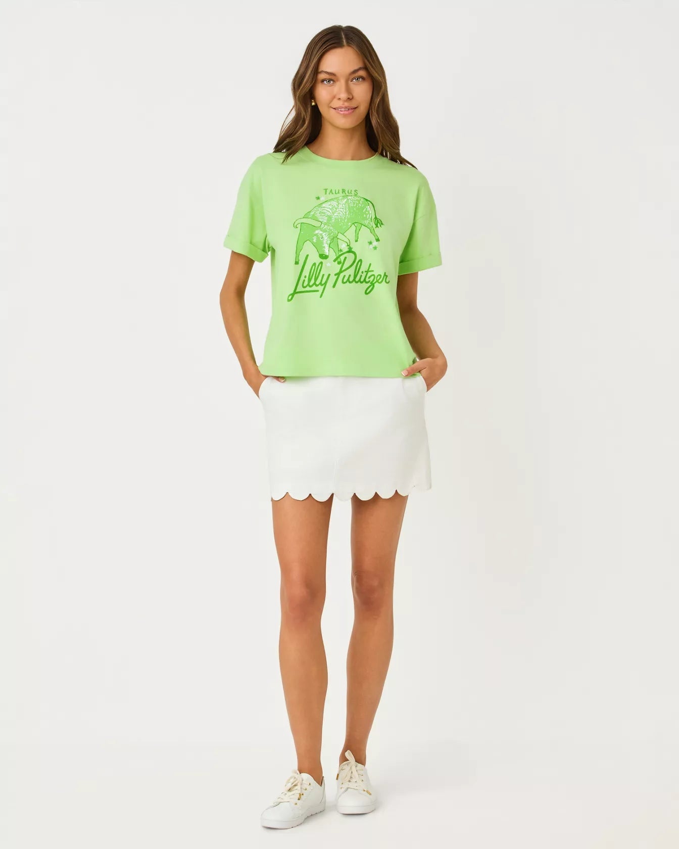 Stella Taurus Zodiac Knit TopWomen - Tops - TeesLILLY PULITZERThe Printed Peach Savannah