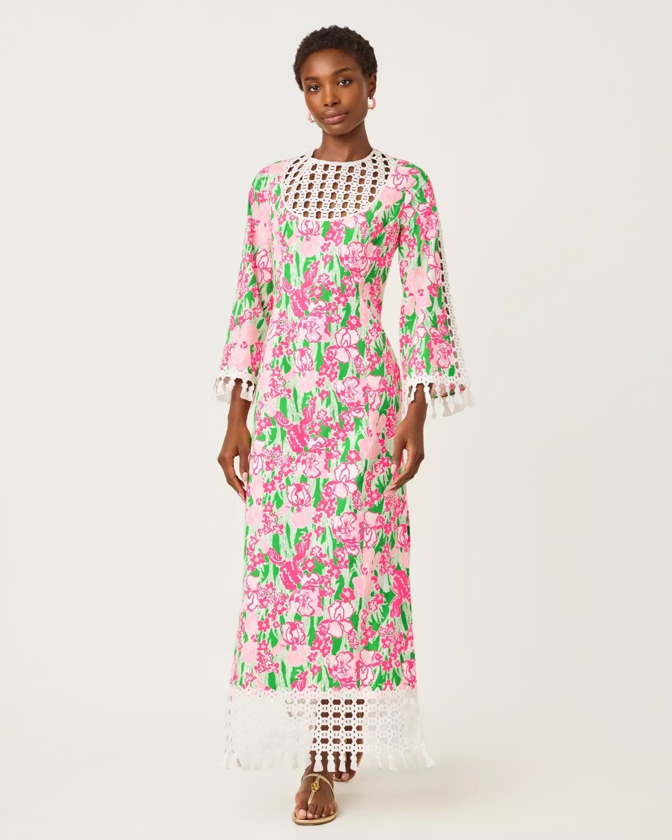 Strothers Stretch Maxi ShiftLILLY PULITZERThe Printed Peach Savannah