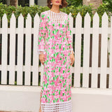Strothers Stretch Maxi ShiftLILLY PULITZERThe Printed Peach Savannah