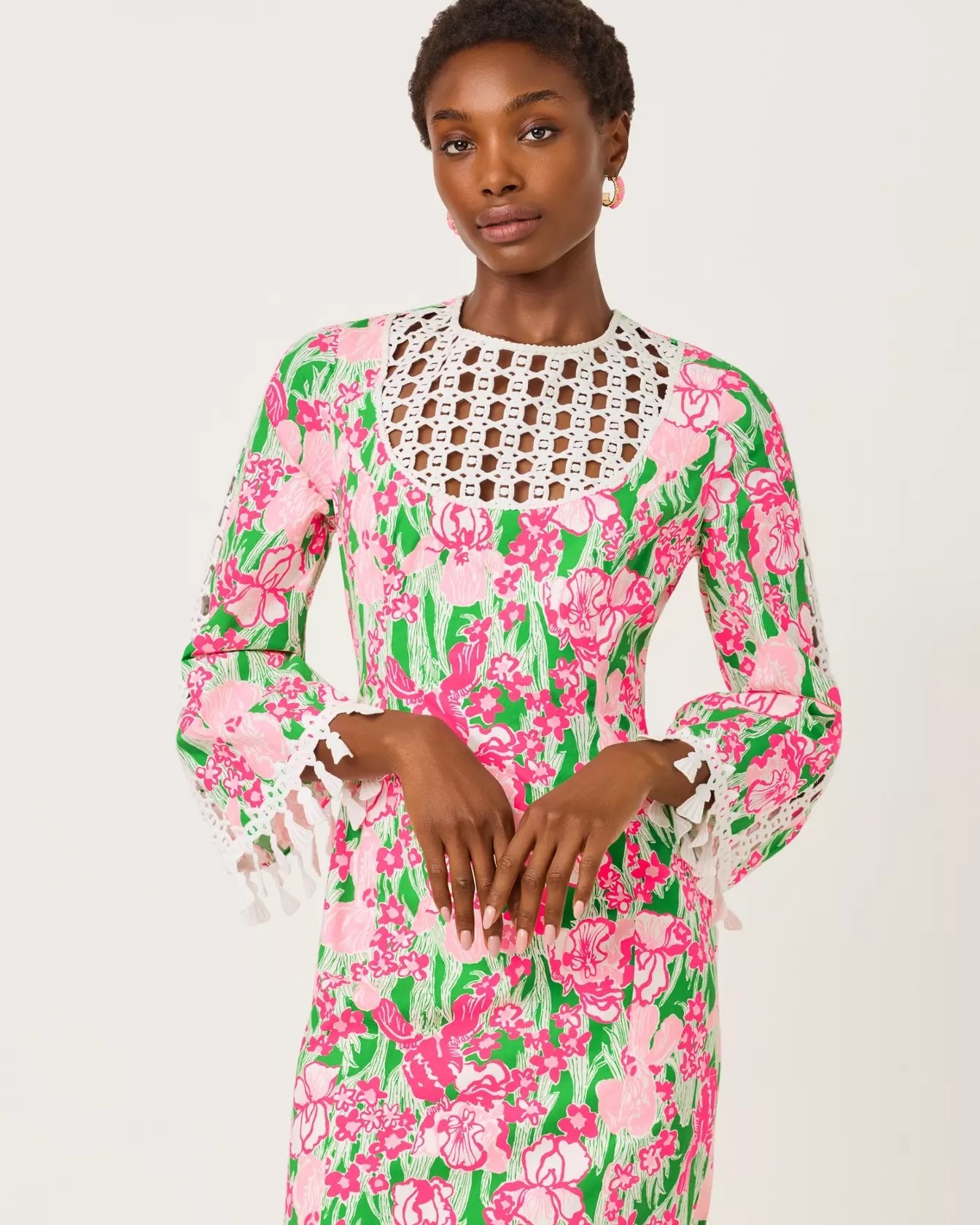 Strothers Stretch Maxi ShiftLILLY PULITZERThe Printed Peach Savannah