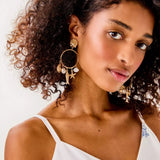 Summer Serenade Charm Hoop EarringsHeartland Retail ItemsLILLY PULITZERThe Printed Peach Savannah