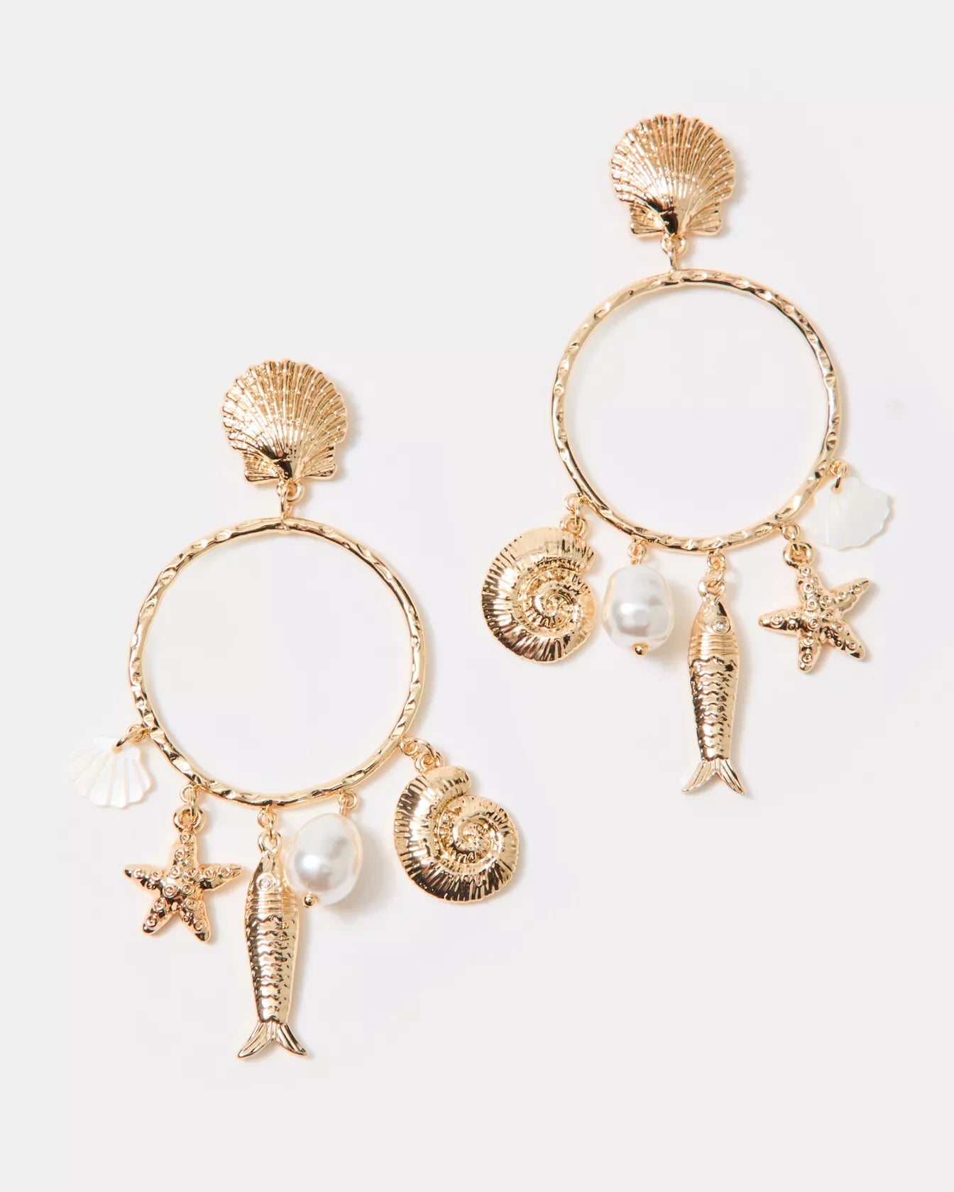 Summer Serenade Charm Hoop EarringsHeartland Retail ItemsLILLY PULITZERThe Printed Peach Savannah