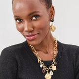 Sunset Shadows Charm NecklaceAccessories - Jewelry - NecklacesLILLY PULITZERThe Printed Peach Savannah