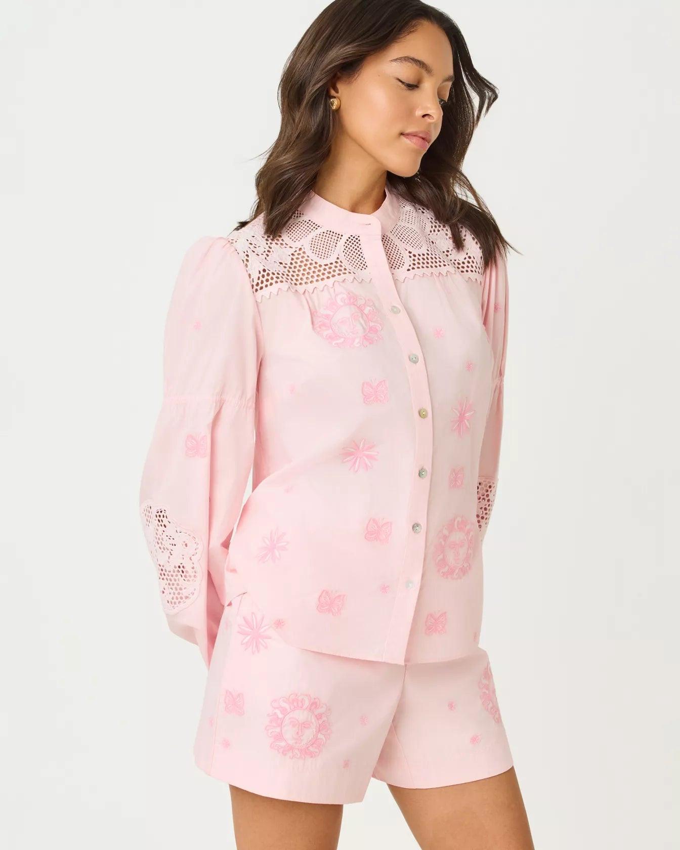 Tammy TopWomen - Tops - BlousesLILLY PULITZERThe Printed Peach Savannah