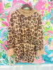 Tan, Brown & Black Leopard Mock Neck DressQueen of SparklesThe Printed Peach Savannah