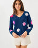 Tensley Embroidered SweaterWomens - Tops - Pullover SweatersLILLY PULITZERThe Printed Peach Savannah