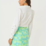 The Bow Lilly ShirtWomen - Tops - Tunics & ShirtsLILLY PULITZERThe Printed Peach Savannah