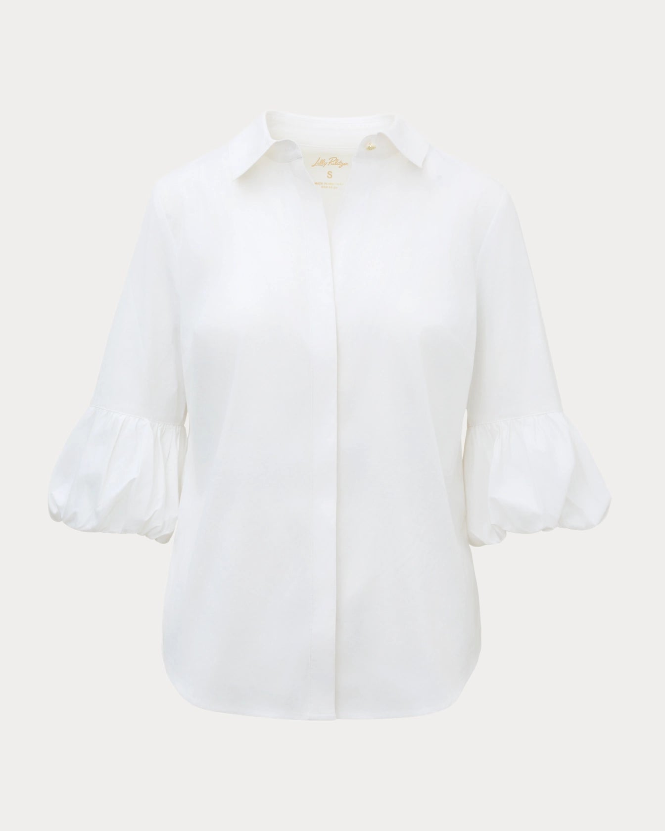 The Bubble Sleeve Lilly ShirtLILLY PULITZERThe Printed Peach Savannah