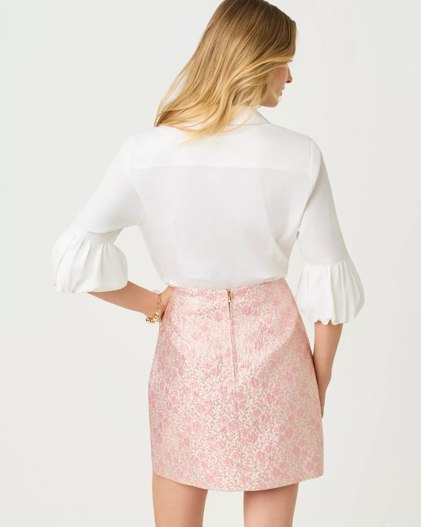 The Bubble Sleeve Lilly ShirtLILLY PULITZERThe Printed Peach Savannah