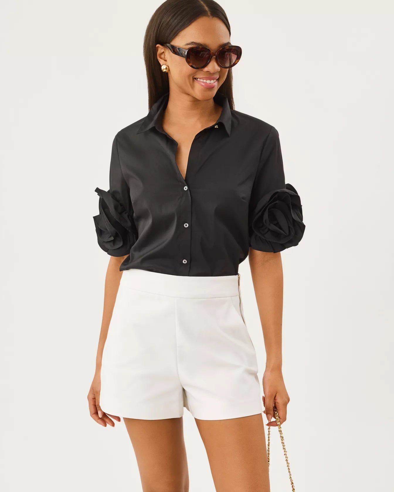 The Flower Lilly ShirtLILLY PULITZERThe Printed Peach Savannah