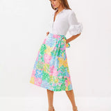 The Flower Lilly ShirtWomen - Tops - Tunics & ShirtsLILLY PULITZERThe Printed Peach Savannah