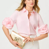 The Flower Lilly ShirtLILLY PULITZERThe Printed Peach Savannah