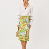 The Lace Inset Lilly ShirtLILLY PULITZERThe Printed Peach Savannah