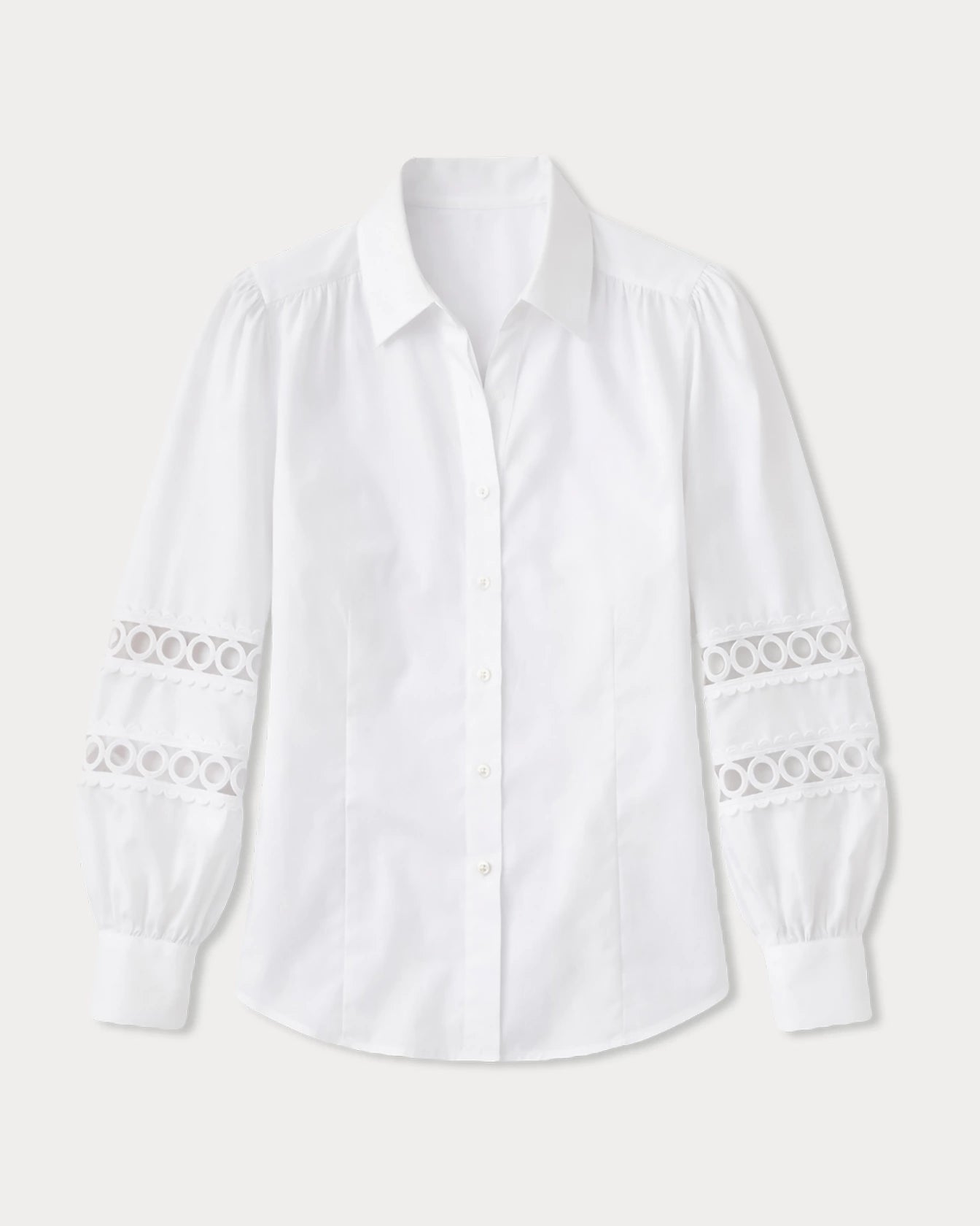 The Lace Inset Lilly ShirtLILLY PULITZERThe Printed Peach Savannah
