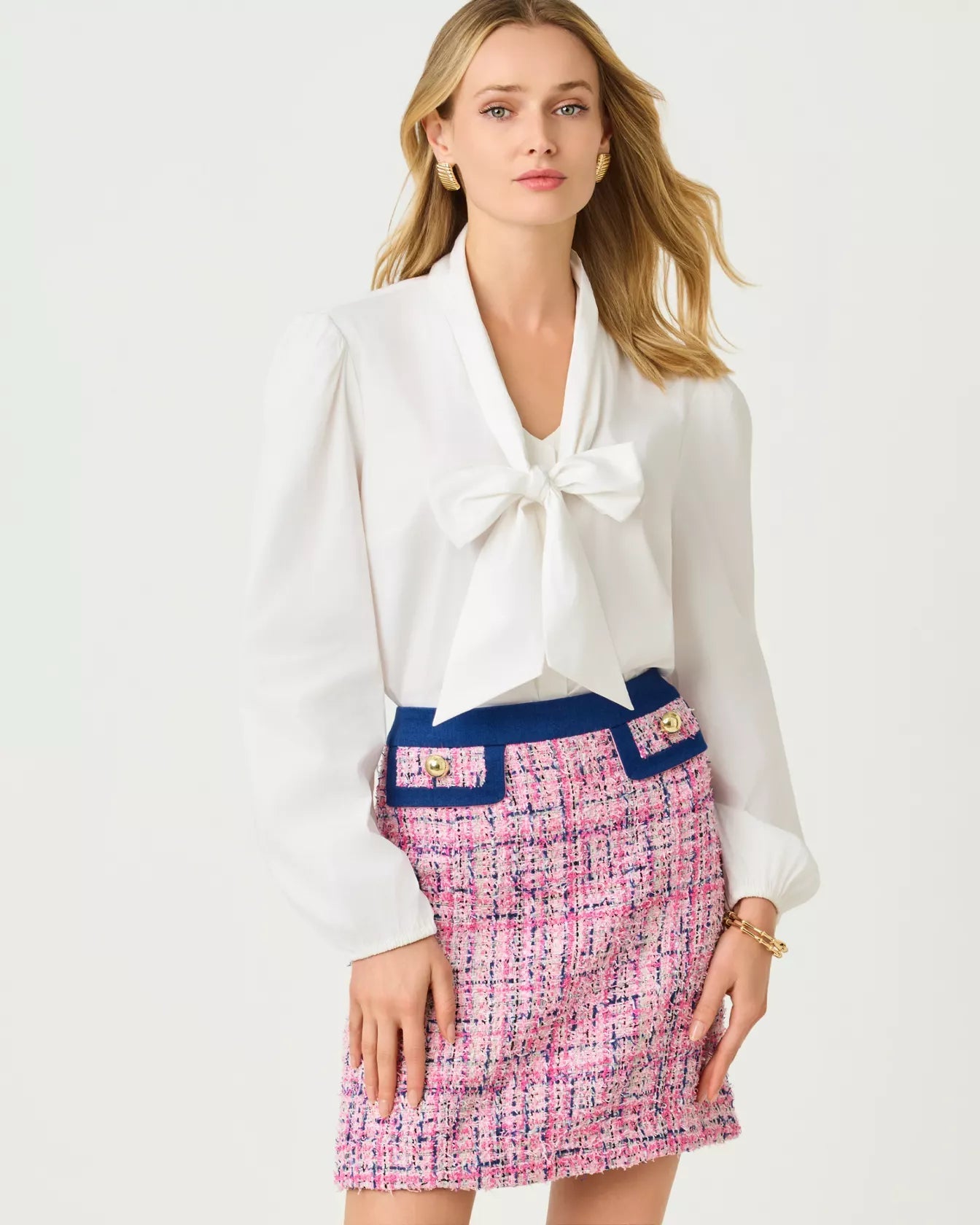 The Lilly Shirt BlouseLILLY PULITZERThe Printed Peach Savannah