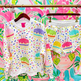 The Printed Peach x Queen of Sparkles Exclusive Birthday Cake ShortsQueen of SparklesThe Printed Peach Savannah