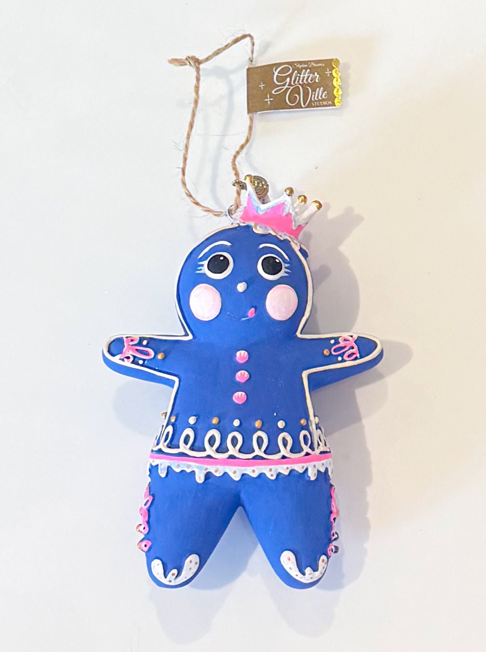 The Rainbow Gingers - Blue Dough OrnamentGlittervilleThe Printed Peach Savannah