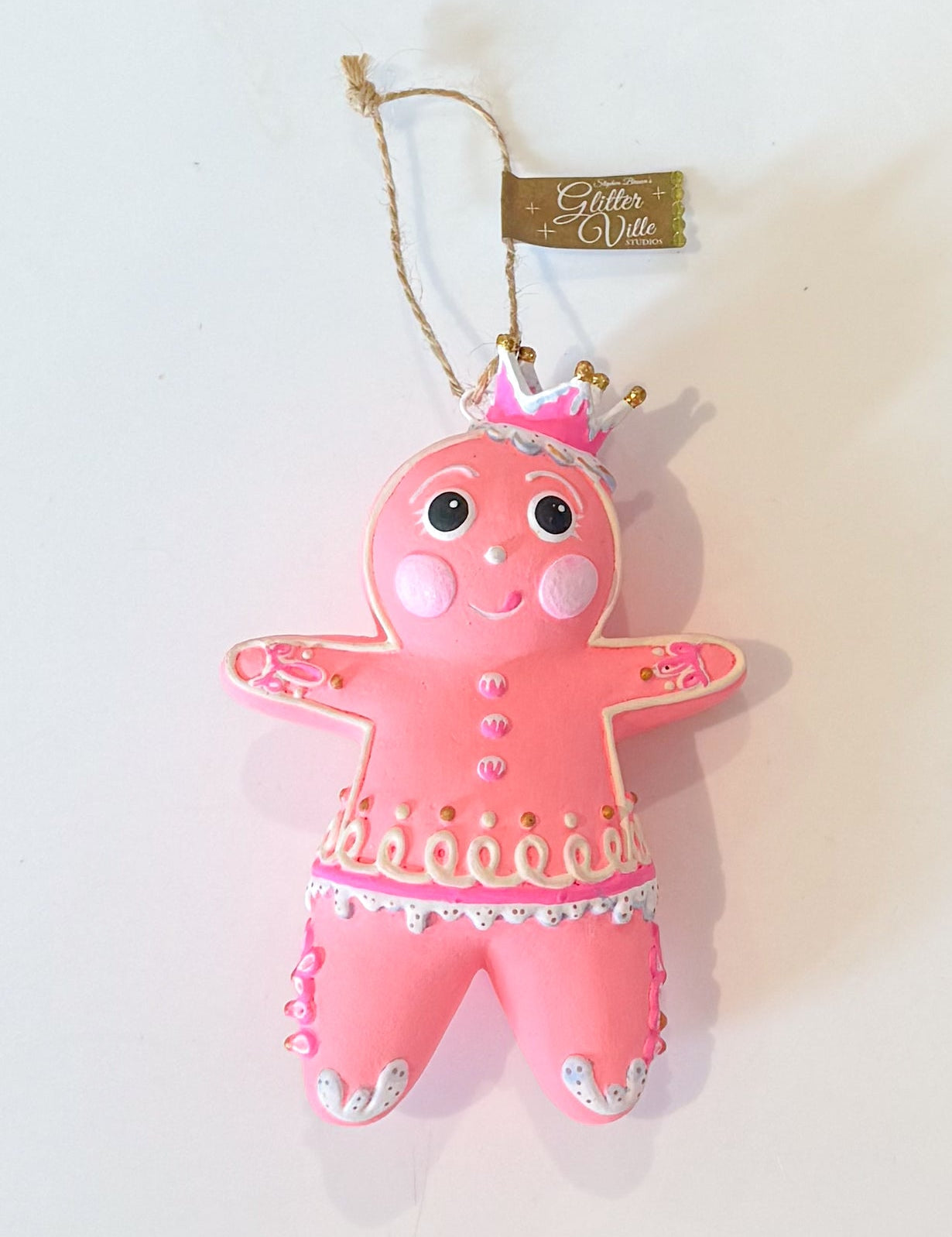 The Rainbow Gingers - Coral Dough OrnamentGlittervilleThe Printed Peach Savannah
