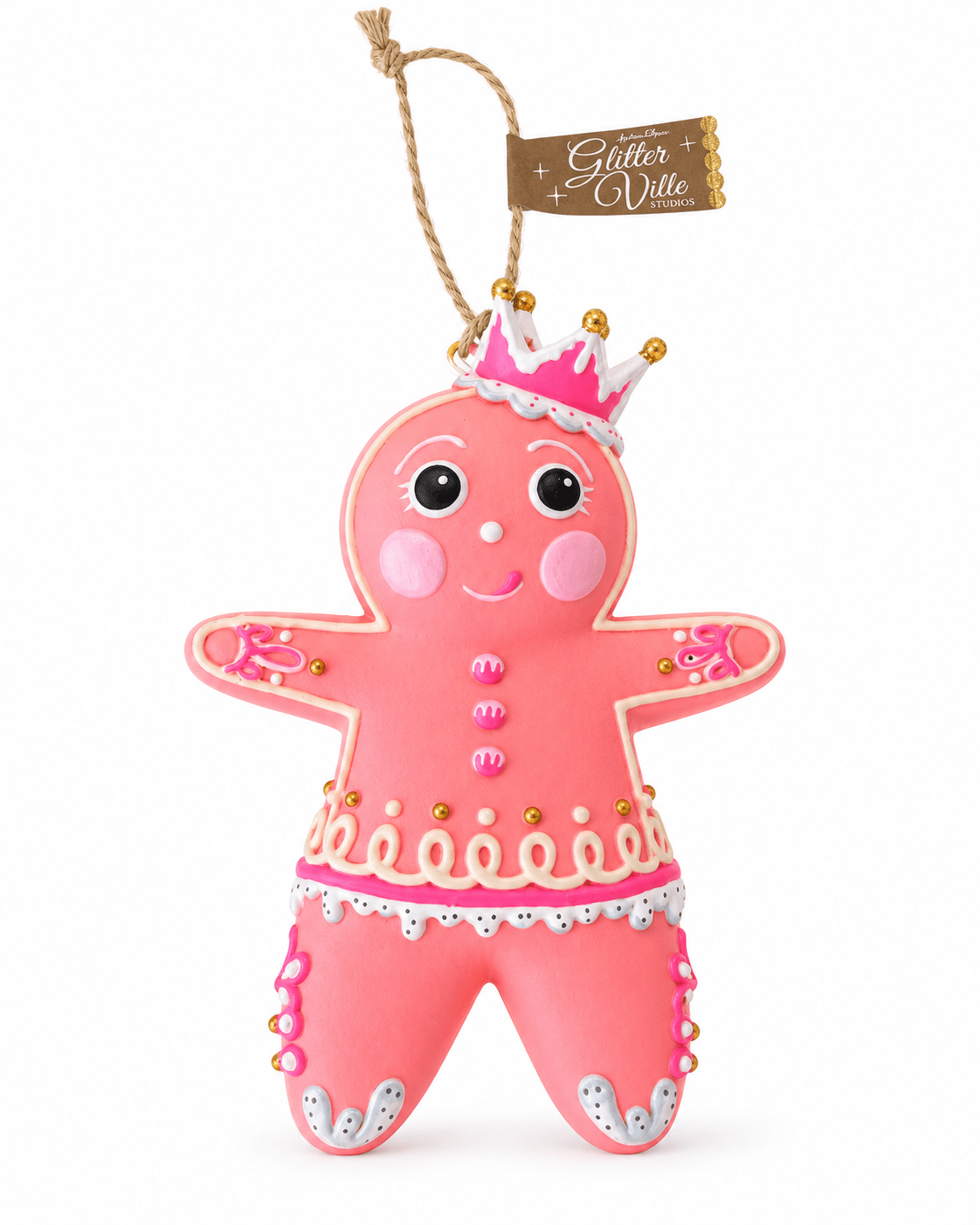The Rainbow Gingers - Coral Dough OrnamentGlittervilleThe Printed Peach Savannah