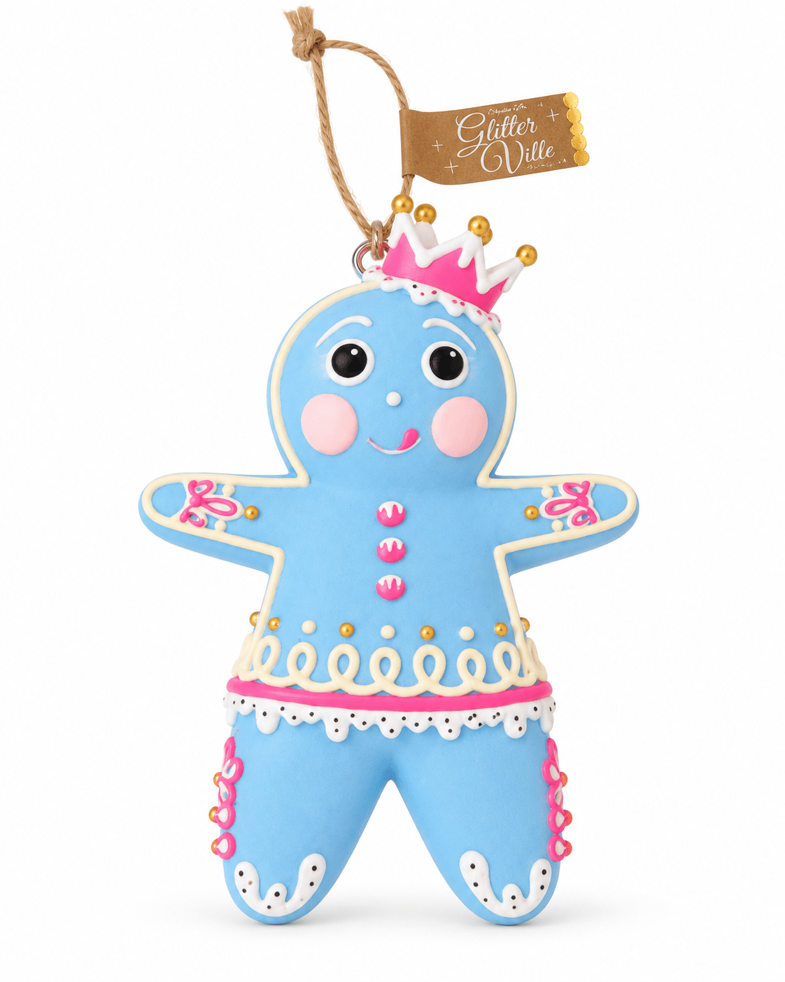 The Rainbow Gingers - Light Blue Dough OrnamentGlittervilleThe Printed Peach Savannah