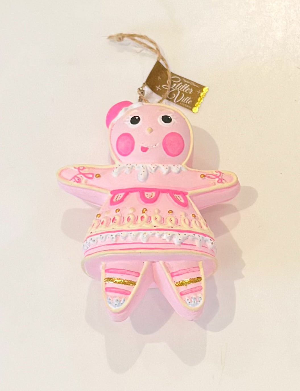 The Rainbow Gingers - Light Pink Dippsy OrnamentGlittervilleThe Printed Peach Savannah