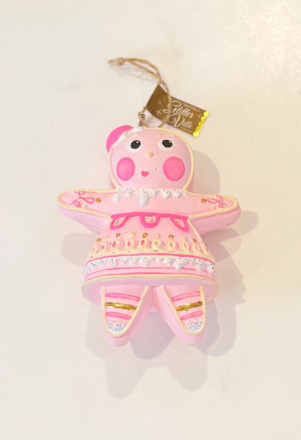 The Rainbow Gingers - Light Pink Dippsy OrnamentGlittervilleThe Printed Peach Savannah