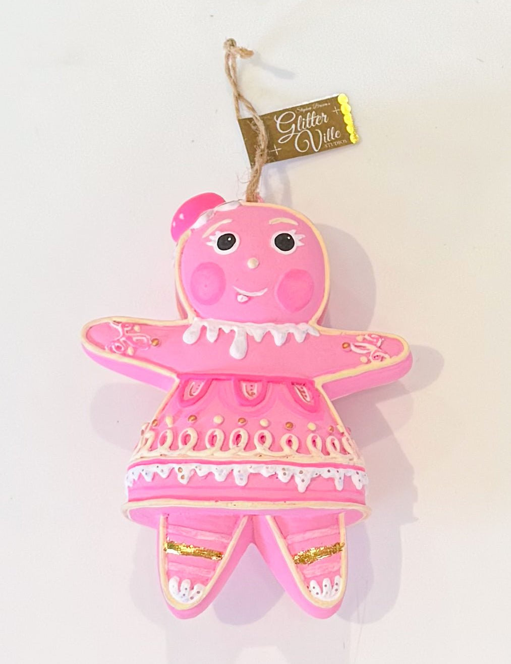 The Rainbow Gingers - Pink Dippsy OrnamentGlittervilleThe Printed Peach Savannah