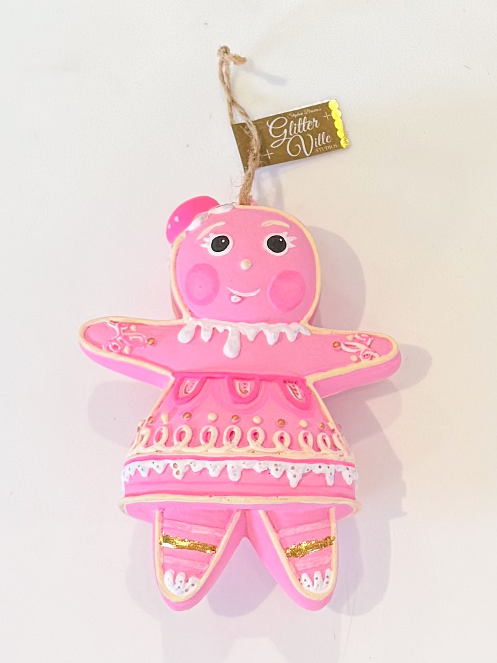 The Rainbow Gingers - Pink Dippsy OrnamentGlittervilleThe Printed Peach Savannah