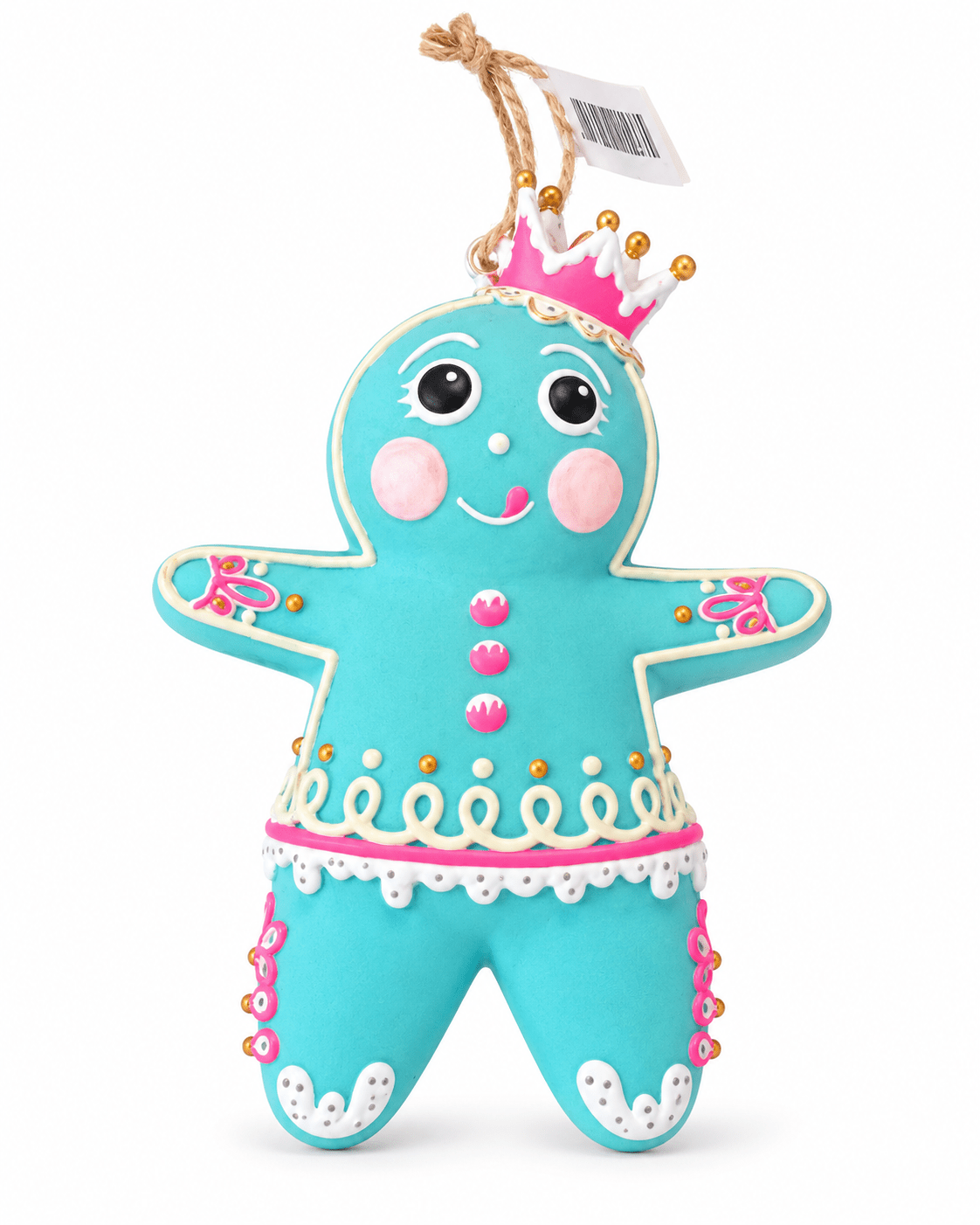 The Rainbow Gingers - Teal Dough OrnamentGlittervilleThe Printed Peach Savannah