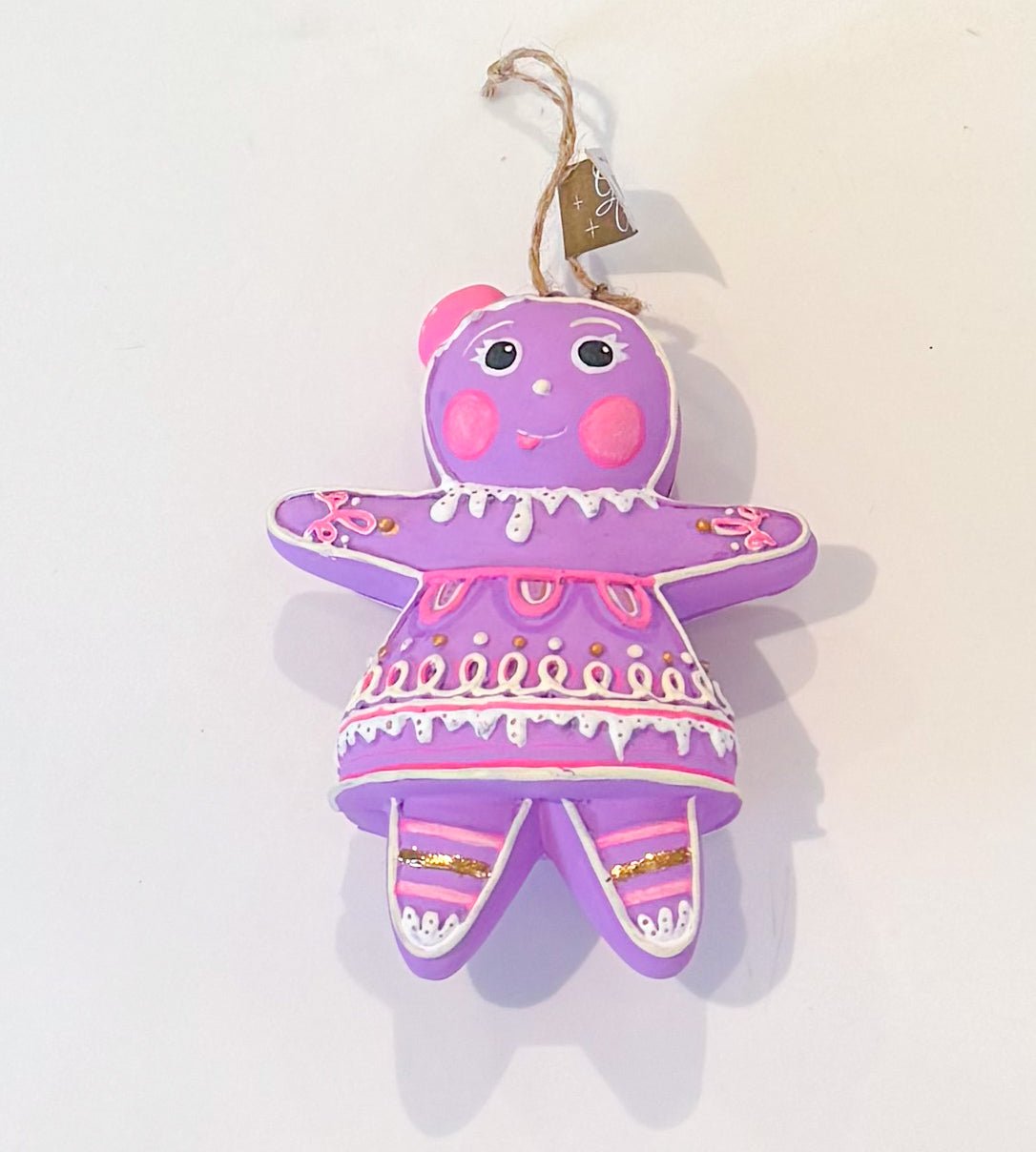 The Rainbow Gingers - Violet Dippsy OrnamentGlittervilleThe Printed Peach Savannah