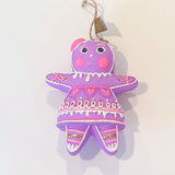 The Rainbow Gingers - Violet Dippsy OrnamentGlittervilleThe Printed Peach Savannah