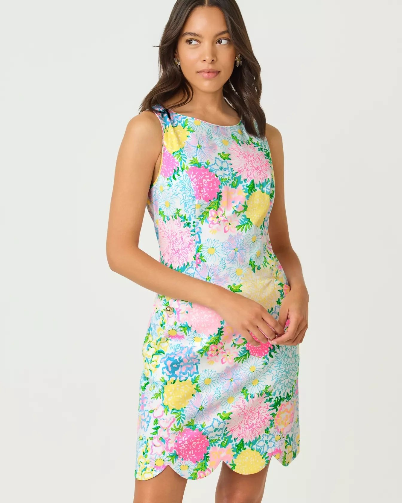 The Scallop Lilly ShiftLILLY PULITZERThe Printed Peach Savannah