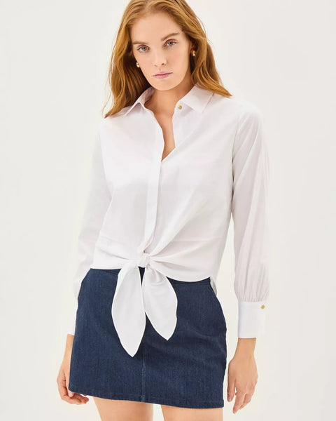 The Tie Lilly ShirtLILLY PULITZERThe Printed Peach Savannah