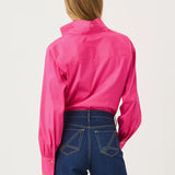 The Tie Lilly ShirtWomen - Tops - BlousesLILLY PULITZERThe Printed Peach Savannah