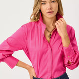 The Tie Lilly ShirtWomen - Tops - BlousesLILLY PULITZERThe Printed Peach Savannah
