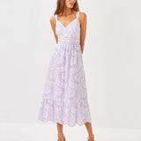 Tiah Midi DressLILLY PULITZERThe Printed Peach Savannah