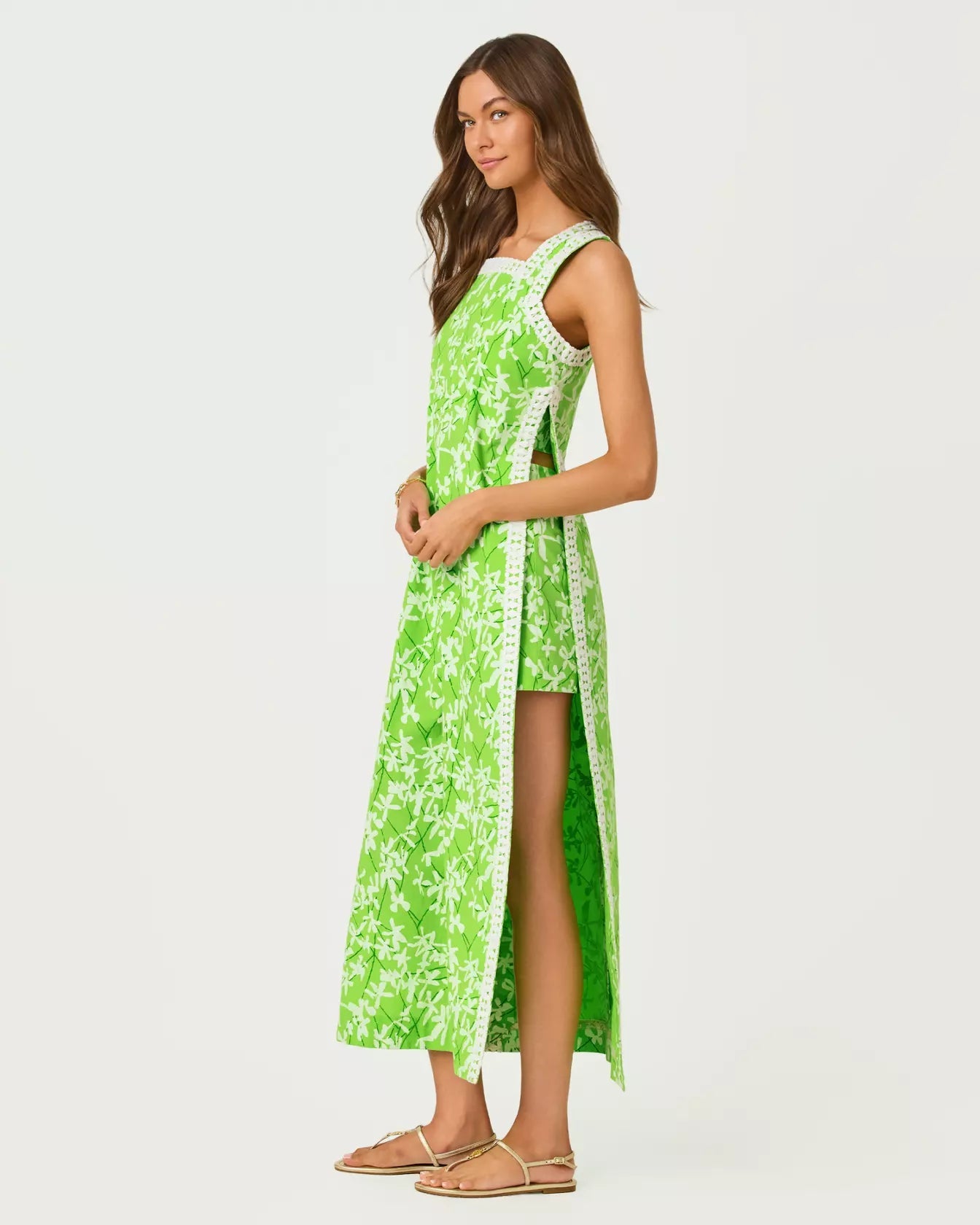Tina Maxi RomperLILLY PULITZERThe Printed Peach Savannah