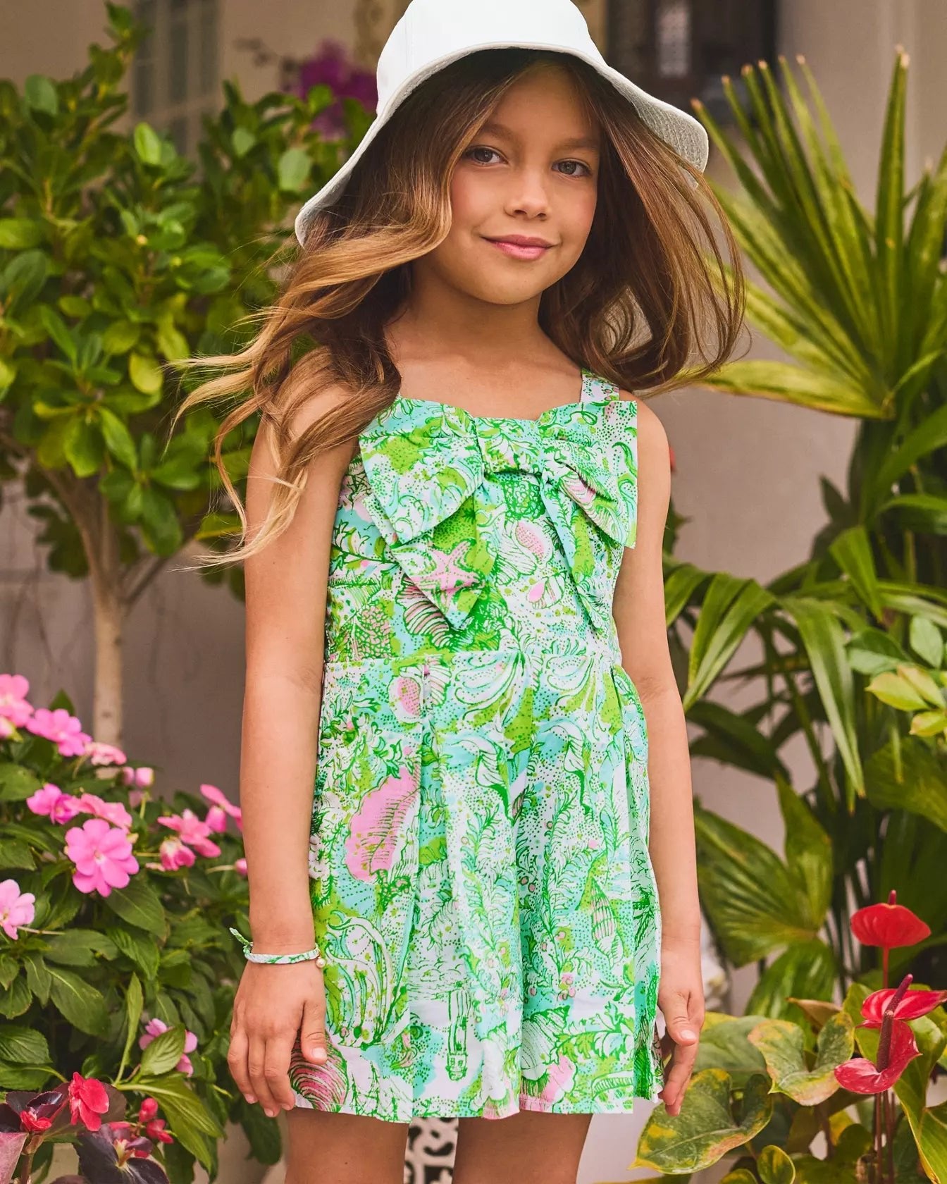 Tinker Bow RomperGirls - Dresses & Rompers - DressesLILLY PULITZERThe Printed Peach Savannah