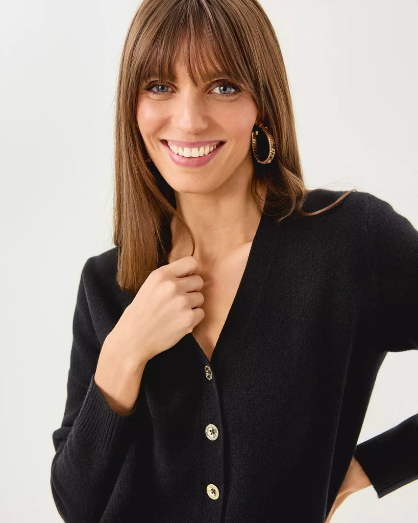 Tippery Cashmere CardiganWomens - Sweaters & Cardigans - CardigansLILLY PULITZERThe Printed Peach Savannah