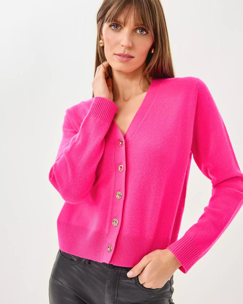 Tippery Cashmere CardiganWomens - Sweaters & Cardigans - Cardigans & VestsLILLY PULITZERThe Printed Peach Savannah