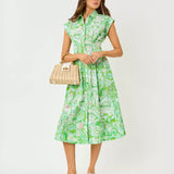 Tonya Midi ShirtdressWomens - DressesLILLY PULITZERThe Printed Peach Savannah