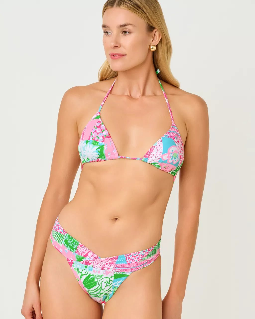 Trey Bikini BottomWomens - Swim & Cover Ups - BikinisLILLY PULITZERThe Printed Peach Savannah